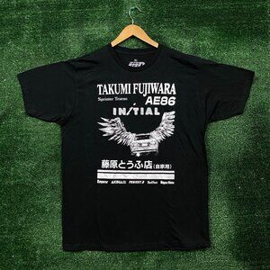 Initial D Sprinter Trueno Takumi Fujiwara T-Shirt Size Extra Large